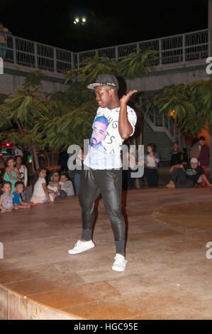 Street dancer break dance Stock Photo