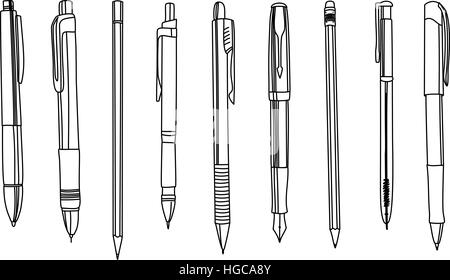 Highlighter pen isolated Black and White Stock Photos & Images - Alamy