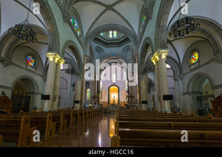 Manila cathedral interior, Intramuros, Philippines Stock Photo