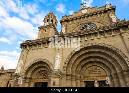 Manila cathedral, Intramuros, Philippines Stock Photo