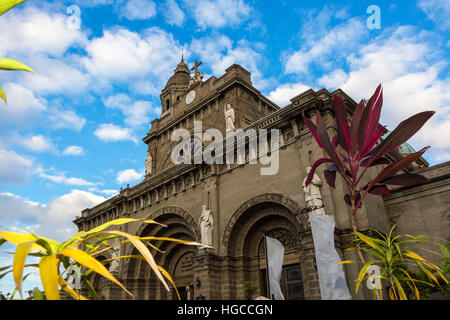 Manila cathedral, Intramuros, Philippines Stock Photo