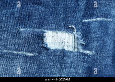Blue denim jeans texture and background Stock Photo