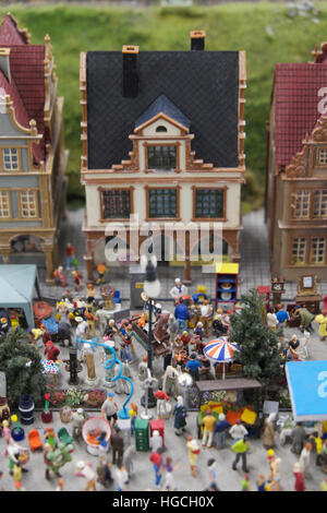 Miniatur Wunderland in Speicherstadt district of Hamburg Stock Photo