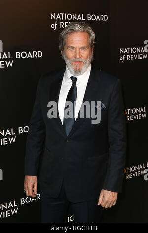 NEW YORK-JAN 4: Actor Jeff Bridges attends the National Board of Review Gala at Cipriani Wall Street in New York on January 4, 2017. Stock Photo