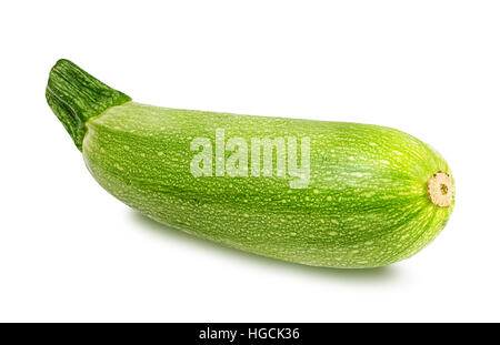 Fresh vegetable marrow isolated on white background Stock Photo