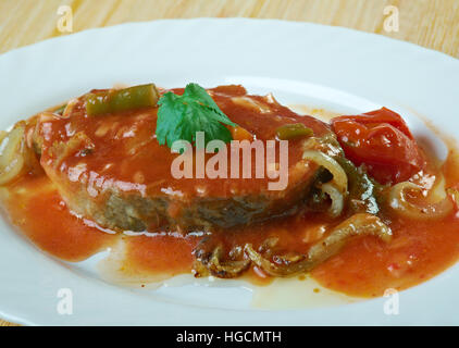 Kabkabou tunisien  - Traditional Tunisian fish sauce Stock Photo