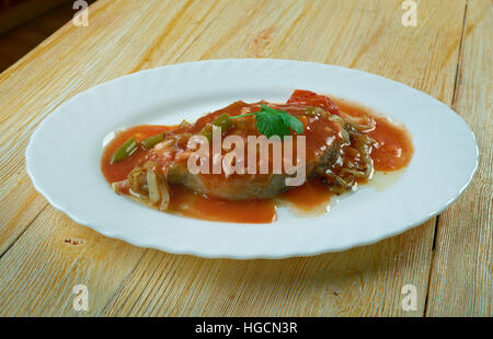 Kabkabou tunisien  - Traditional Tunisian fish sauce Stock Photo