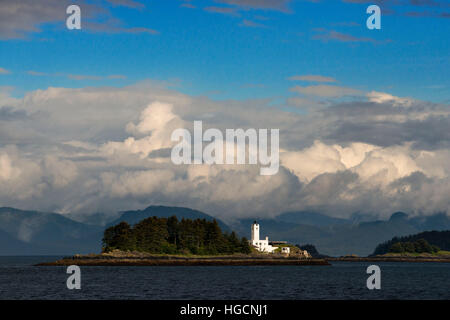 Five Fingers Lighthouse. Frederick Sound. Stephen's Passage.  Petersberg Alaska. Spend the day exploring in Frederick Sound and Stephen's Passage — an Stock Photo