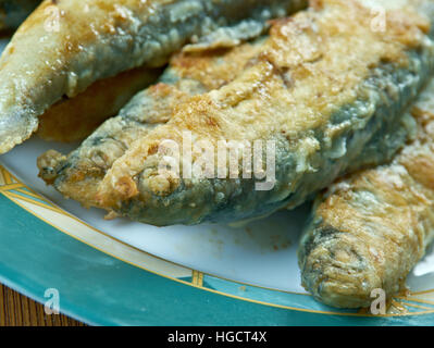 friteeratut muikut - Finnish  Fried whitefish Stock Photo