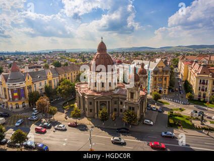 Romania, Targu Mures City, Mica Cathedral Stock Photo