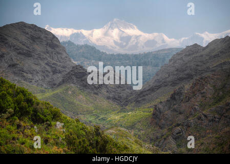 views of Mount Annapurna Himalayas, Nepal, Asia. Stock Photo