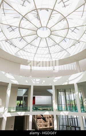 Germany, Bavaria, Munich, The Pinakothek Museum of Modern Art (Pinakothek der Moderne), Interior View Stock Photo