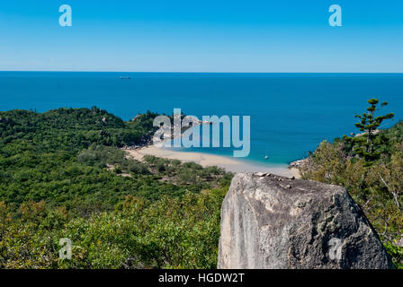 Isolated beach in Magnetic Island, Australia Stock Photo