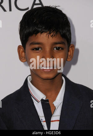 Beverly Hills, CA, USA. 7th Jan, 2017. 07 January 2017 - Beverly Hills, California - Sunny Pawar. The BAFTA Tea Party held at the Four Seasons Hotel Los Angeles. Photo Credit: Birdie Thompson/AdMedia © Birdie Thompson/AdMedia/ZUMA Wire/Alamy Live News Stock Photo