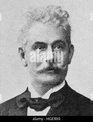 Carl Hermann Credner, 1 October 1841 - 21 July 1913, was a German earth scientist, reproduction of a photo from the year 1895, digital improved Stock Photo