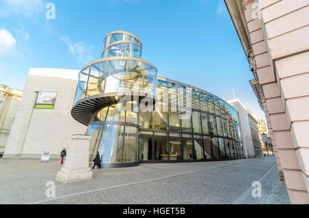 Deutsches Historisches Museum extension by Chinese American architect I. M. Pei, German Historical Museum, DHM, Unter den Linden, Berlin, German Stock Photo