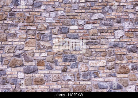 Colored brick wall seamless vector illustration background Stock Photo