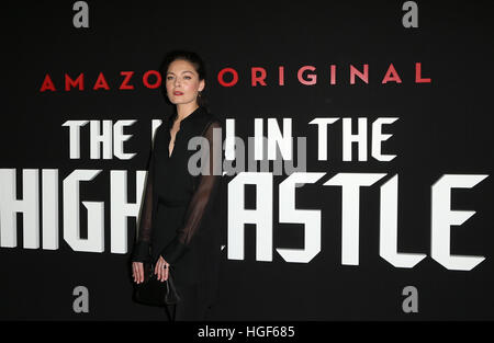 Premiere Of Amazon's 'Man In The High Castle' Season 2  Featuring: Alexa Davalos Where: West Hollywood, California, United States When: 09 Dec 2016 Stock Photo