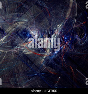 Chaotic Abstract Fractal Background Stock Photo