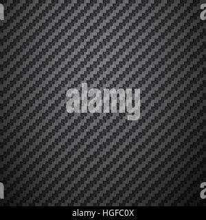 Carbon Fiber texture background vector illustration. Stock Vector