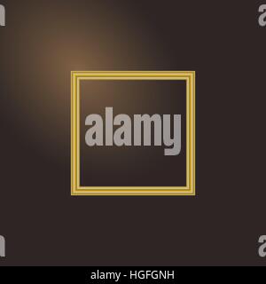 Frame for picture on gradient background, stock vector Stock Vector