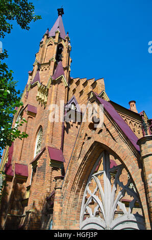The Polish Roman Catholic Church and Organ Hall Stock Photo