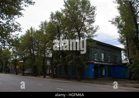 More than 100-year-old house can be seen in Irkutsk Stock Photo
