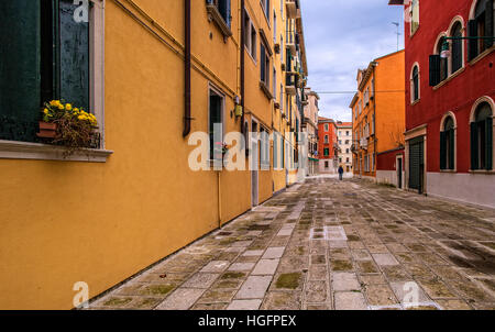 Italy Veneto Venice St. Elena Island Stock Photo