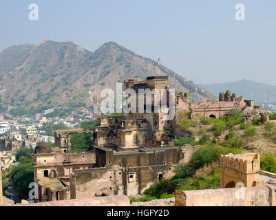 Istorical construction Amber's fort architecture,historical,a construction,amber,india,jaipur,architecture,building Stock Photo