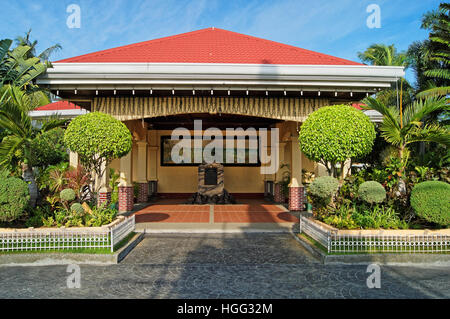 South East Asia,Philippines,Metro Cebu,Mactan Island,Lapu-Lapu City,Lapu-Lapu Shrine,Memorial Gardens and Lapu Lapu Plaque Stock Photo