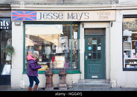 Jesse May's Vintage Store, Ramsbottom, Lancashire Stock Photo - Alamy