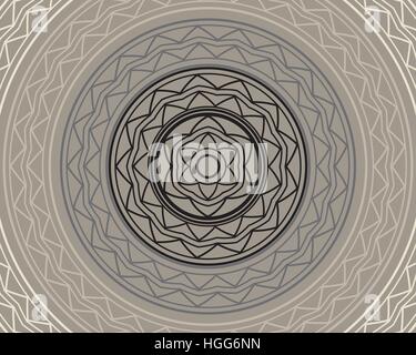 Elegant Ornaments Lace Mandala Stock Vector