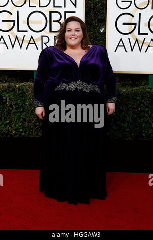 Beverly Hills, Us. 08th Jan, 2017. Chrissy Metz arrives at the 74th Annual Golden Globe Awards, Golden Globes, in Beverly Hills, Los Angeles, USA, on 08 January 2017. Photo: Hubert Boesl Photo: Hubert Boesl//dpa/Alamy Live News Stock Photo