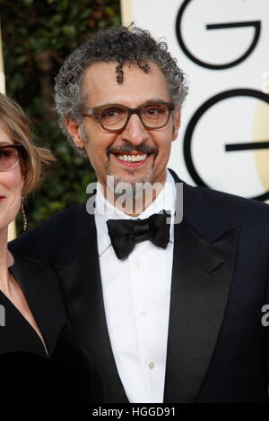 Beverly Hills, Us. 08th Jan, 2017. John Turturro arrives at the 74th Annual Golden Globe Awards, Golden Globes, in Beverly Hills, Los Angeles, USA, on 08 January 2017. Photo: Hubert Boesl - NO WIRE SERVICE - Photo: Hubert Boesl/dpa/Alamy Live News Stock Photo