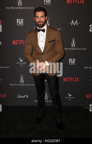 Beverly Hills, California, USA. 08th Jan, 2017. Jesse Metcalfe at The Weinstein Company and Netflix Golden Globe Party at The Beverly Hilton Hotel on January 8, 2017 in Beverly Hills, California, USA. © Faye Sadou/Media Punch/Alamy Live News Stock Photo