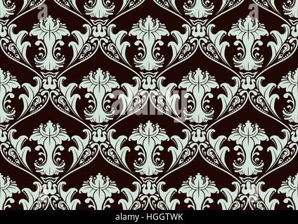 A vector illustrated tileable seamless pattern. Stock Vector
