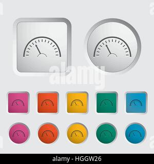 Speedometer icon. Vector illustration EPS Stock Vector