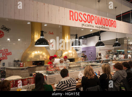 Brookfield Place restaurants NYC Stock Photo