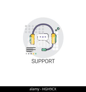 Customer Consulting Support Service Icon Stock Vector