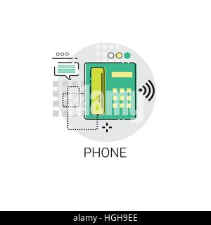 Phone Receiver Call Telephone Icon Stock Vector