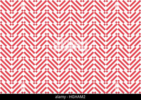 abstract, seamless pattern with classic zigzag ornament. vector geometric, retro wallpaper template. vintage style background design. decorative ornam Stock Vector