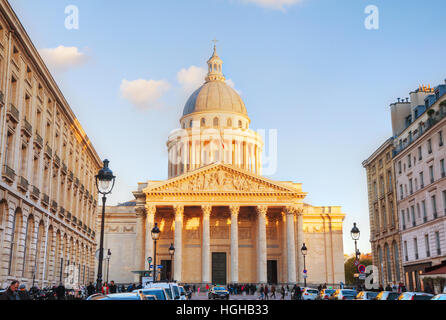 PARIS - NOVEMBER 2: The Pantheon building on November 2, 2016 in Paris, France. Stock Photo