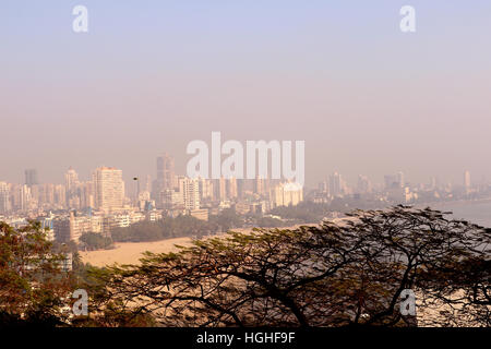 Girgaum Chowpatty Beach, Mumbai Stock Photo