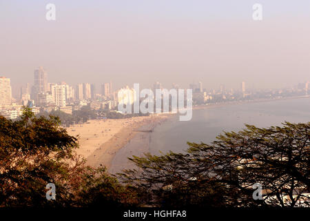 Girgaum Chowpatty Beach, Mumbai Stock Photo