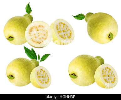 guava isolated on white background Stock Photo