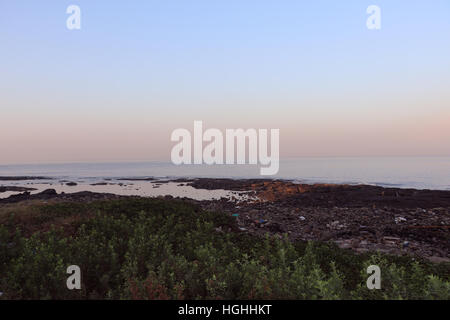 Worli sea face beach in South Mumbai Stock Photo