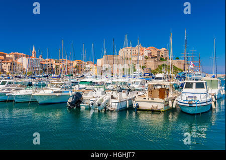 Marina of Calvi Corsica Stock Photo