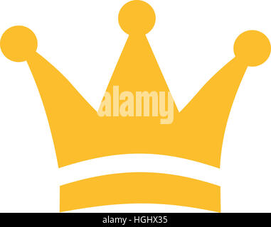 king crown icon vector logo or illustration Stock Photo - Alamy
