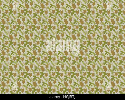 Camouflage seamless pattern. Military endless background, texture. Masking fabric. Vector illustration. Stock Vector