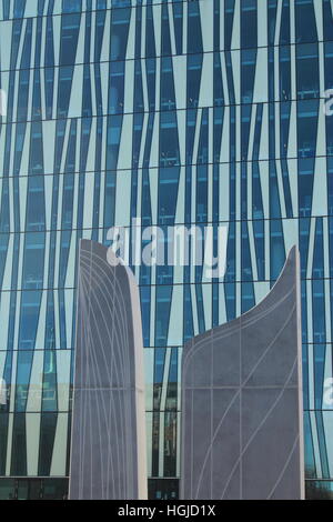 The outside of Aberdeen University Library, Aberdeen, Scotland Stock Photo